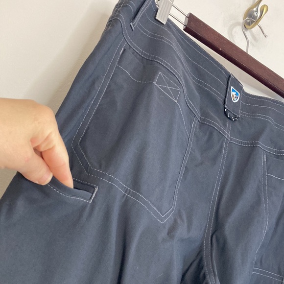 Kuhl Pants Mens 36 x 30 Dark Gray Nylon Stretch Lightweight Straight Leg - Picture 9 of 15